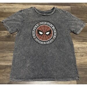 Disney Marvel Friendly‎ Neighborhood Spider-Man Tee Shirt Grey - Adult Medium